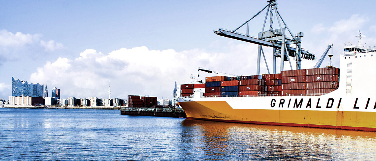 Containerschiff, Export