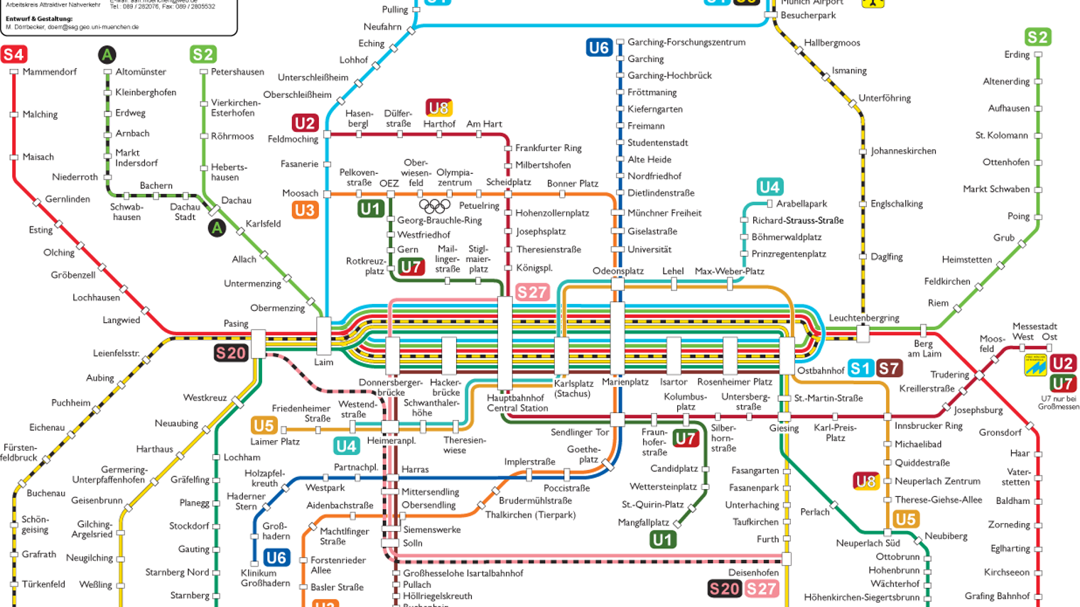 Planungsalternative "Zweiter Tunnel" für die 2. Münchener S-Bahn Stammstrecke sbahn db