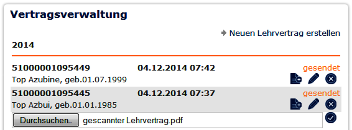 Beispielabbildung Kundenlogin