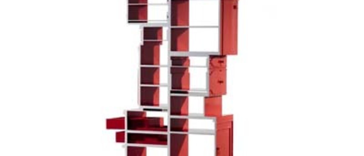 "Cupboard, Creating Room With a View"; Regel; Holz, getischlert; 197 x 90 x 35 cm "Cupboard, Creating Room With a View"; Regel; Holz, getischlert; 197 x 90 x 35 cm