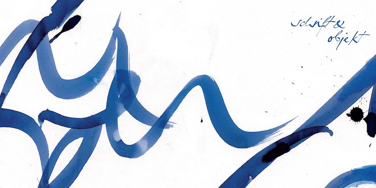 Galerie Handwerk, Titelbild "Schrift und Objekt"