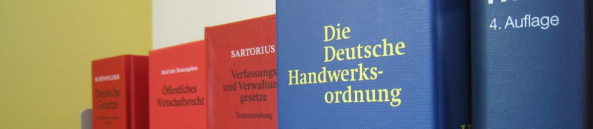 Handwerksordnung als Buch