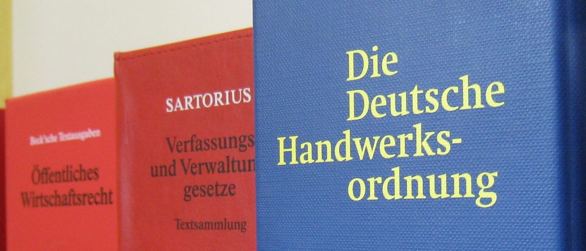 Handwerksordnung als Buch