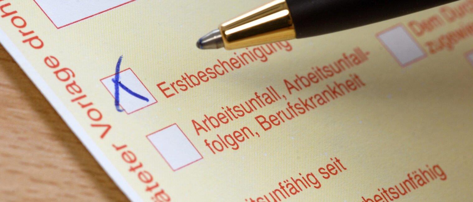 Arzt, Krankheit, Erstbescheinigung, Arbeitsausfall