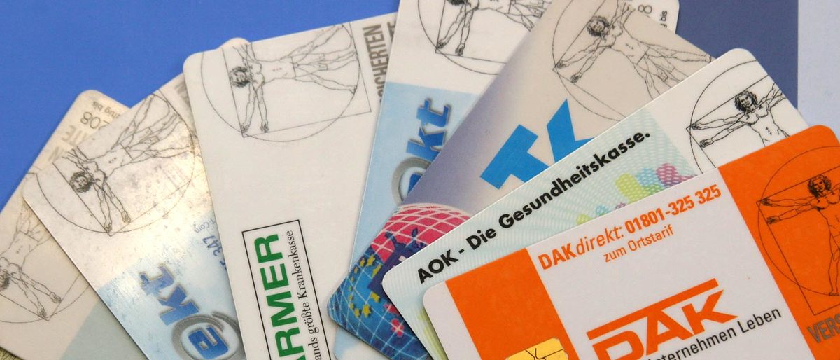 BEK, Barmer, HEK, BKK, DAK, IKK, AOK, Krankenkasse, Karte, Versichert Versicherung