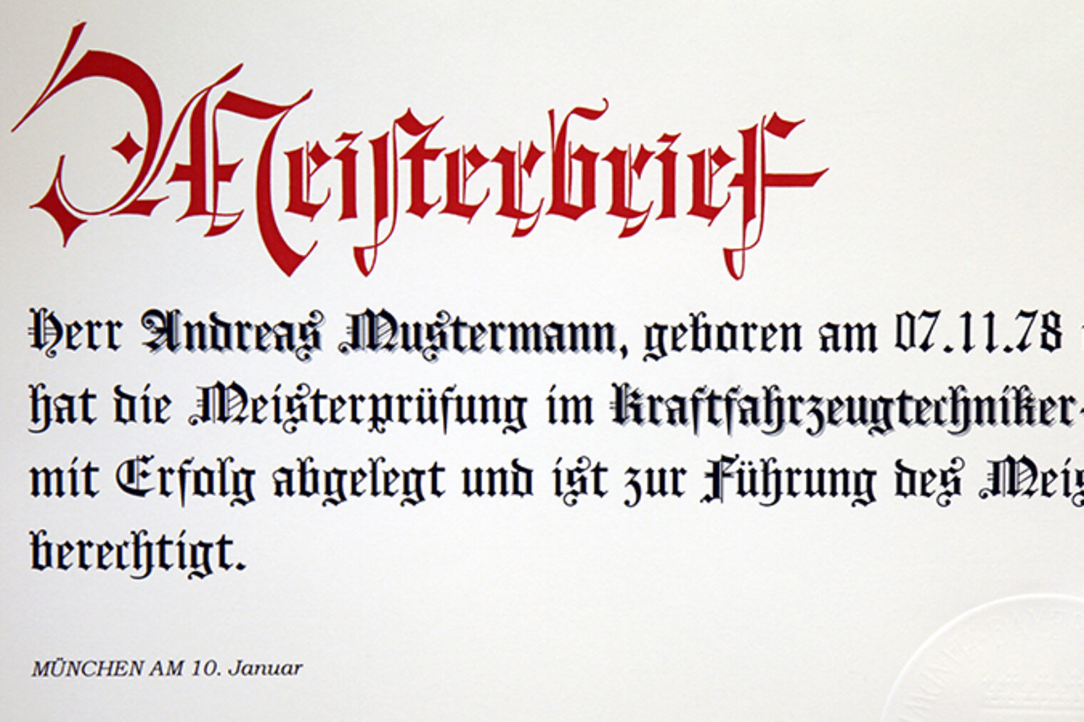 Meisterbrief