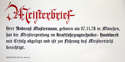 Meisterbrief