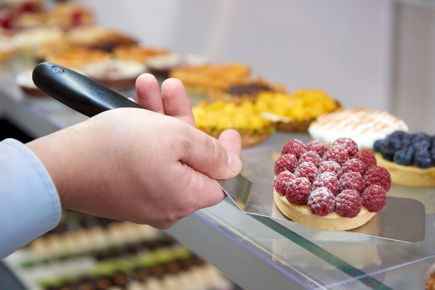 Himbeertörtchen Patisserie Gebäck Café 