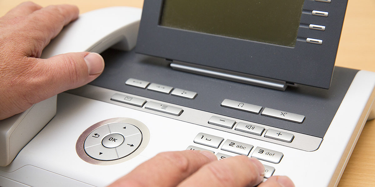 Telefon Hand Hörer Schreibtisch Tasten Wählen Abheben Display Arbeitsplatz