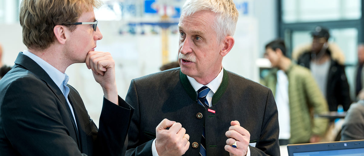 Stand der Handwerkskammer Muenchen und Oberbayern auf der Interantionalen Handwerksmesse. Schlagwort(e): Internationale Handwerskmesse, Handwerksmesse, Messe, Handwerk 22599