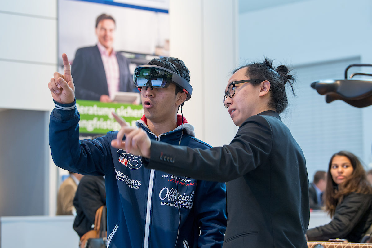 Stand der Handwerkskammer Muenchen und Oberbayern auf der Internationalen Handwerksmesse.