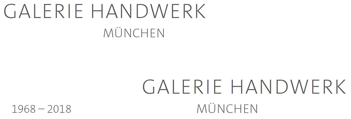 Titelbild, 50 Jahre Galerie Handwerk München