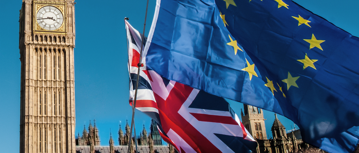England Uk Brexit EU Fahne big ben London 146100815