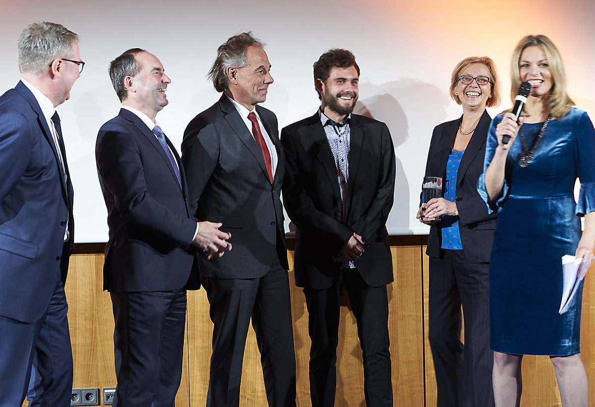 Laudator Pirner, Minister Aiwanger, Familie Schmidt-Steingräber, Frau Franke Laudator Pirner, Minister Aiwanger, Familie Schmidt-Steingräber, Frau Franke