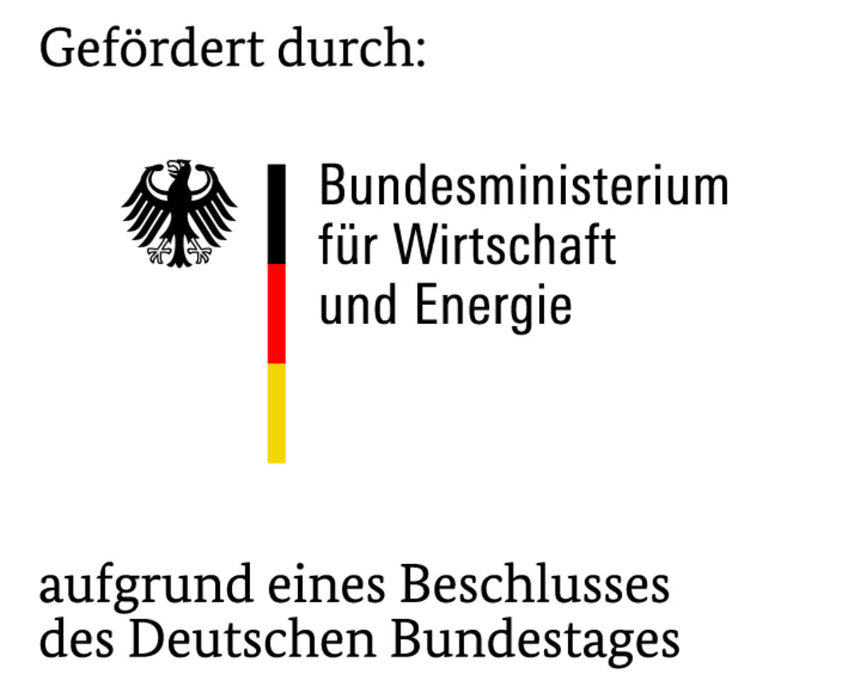 BMWI Logo Förderung Bundestag Beschluss