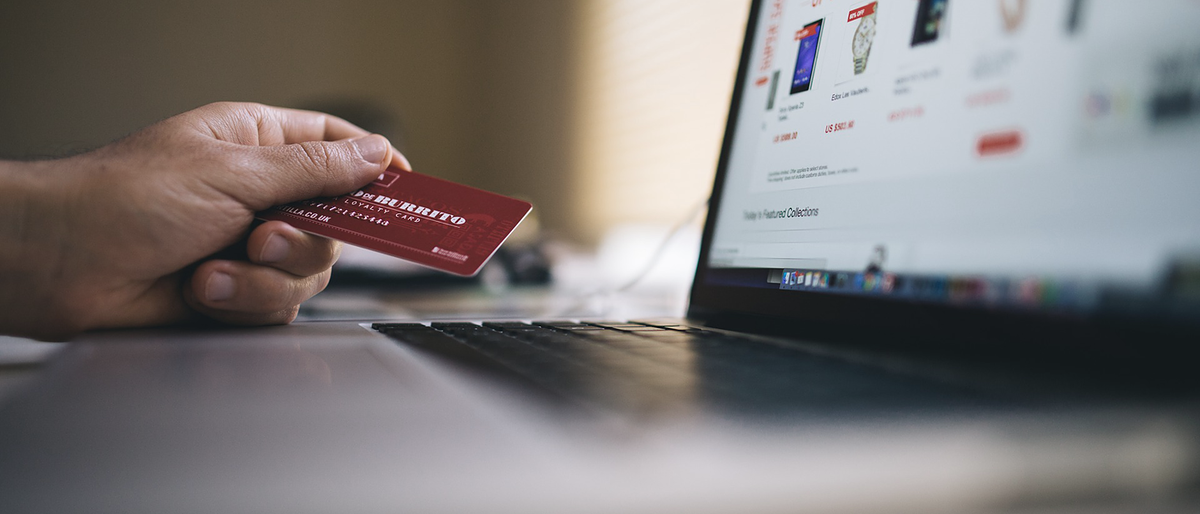 Kreditkarte Laptop Einkaufen Online Shopping EC