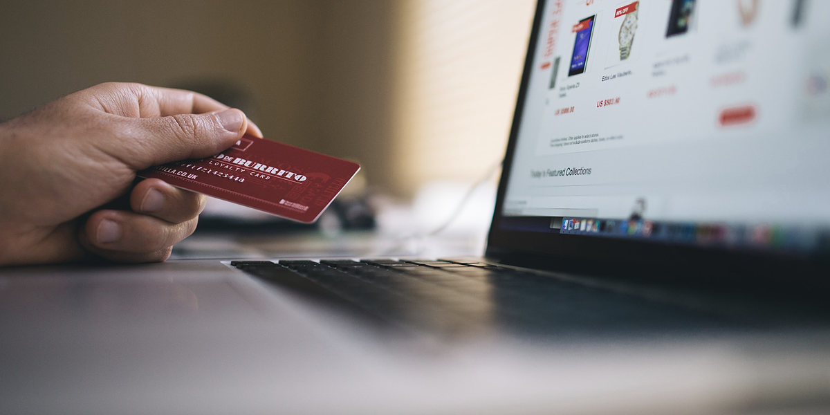 Kreditkarte Laptop Einkaufen Online Shopping EC