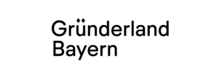 Gründerland Bayern Logo schwarz