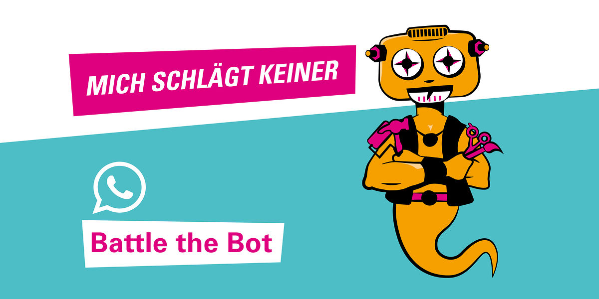 Headerbild Battle the Bot, Nachwuchskampagne Macher gesucht!