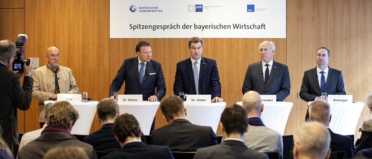 Spitzengespräch der bayerischen Wirtschaft 2020