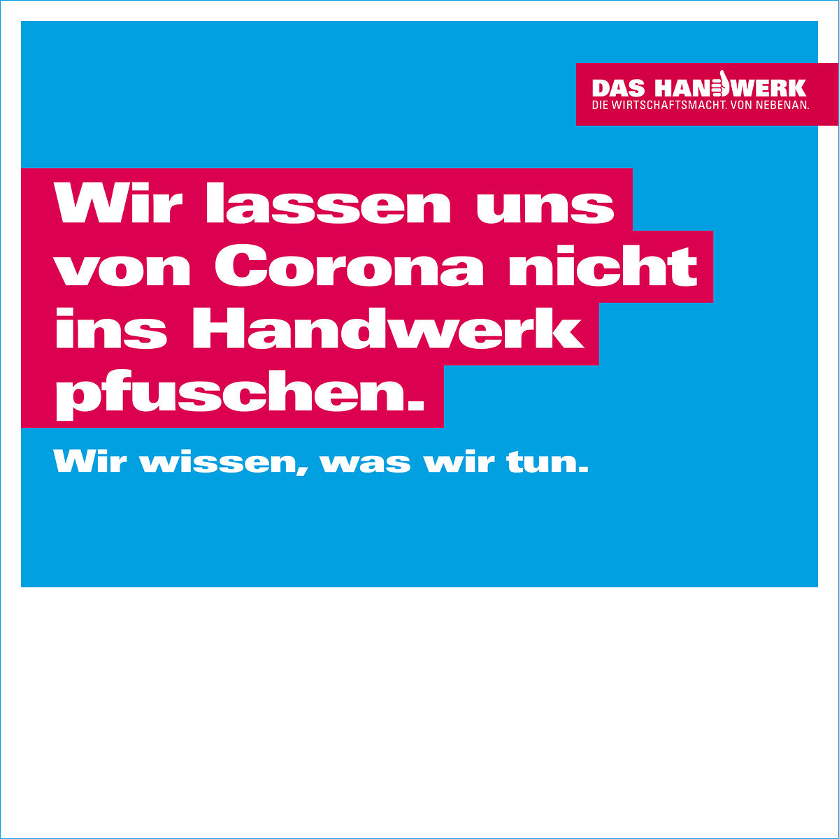 Imagekampagne Corona Artikel Fur Betriebe Handwerkskammer Fur