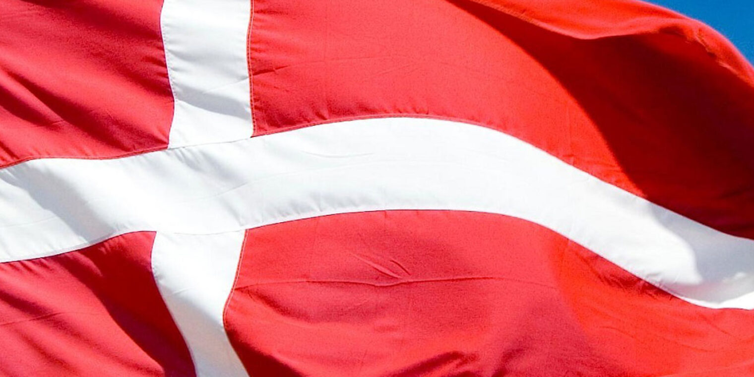 Dänemark Flagge Fahne