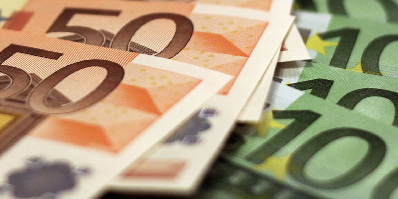 Geldschein Währung Euro 100 50