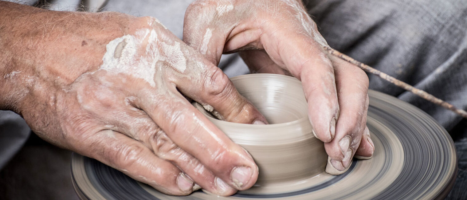 Hand Lehm Ton Drehscheibe Töpferei Schale Schüssel Vase Keramik