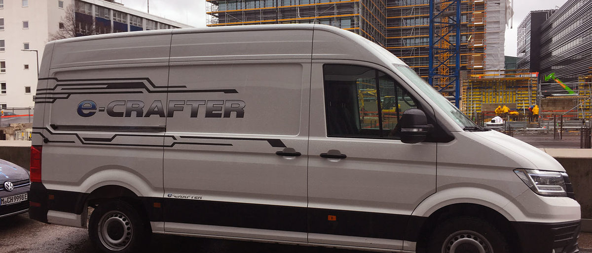 e-crafter VM Elektroauto emobilität eTransporter