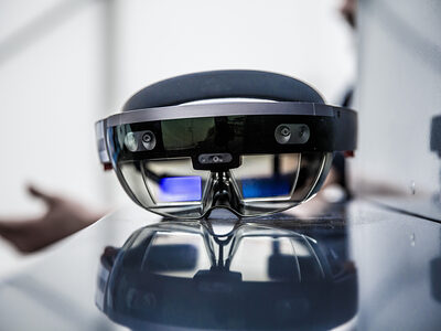 Robonet 4.0 Datenbrille, Brille, 3D, VR, AR, virtual reality, augmented reality, Innovation, Digital
