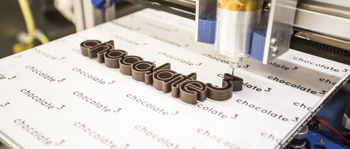 chocolate³, 85737 Ismaning , Daschner, 3D-Druck, Schokolade aus dem Drucker, Messe, IHM, Innovation, Förderung