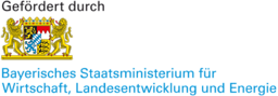 Bayerisches Staatsministerium für Wirtschaft, Landesentwicklung und Energie Logo (gefördert,transparent)