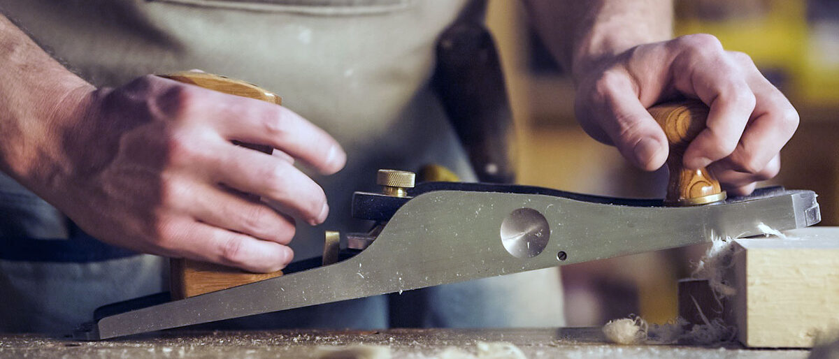Hobel Hand Werkstatt Holz
