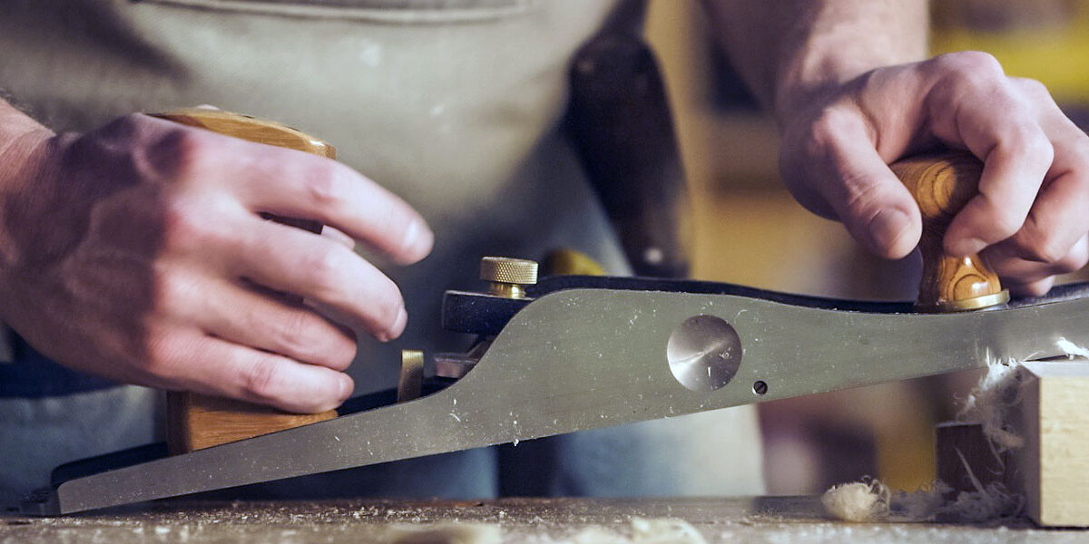 Hobel Hand Werkstatt Holz