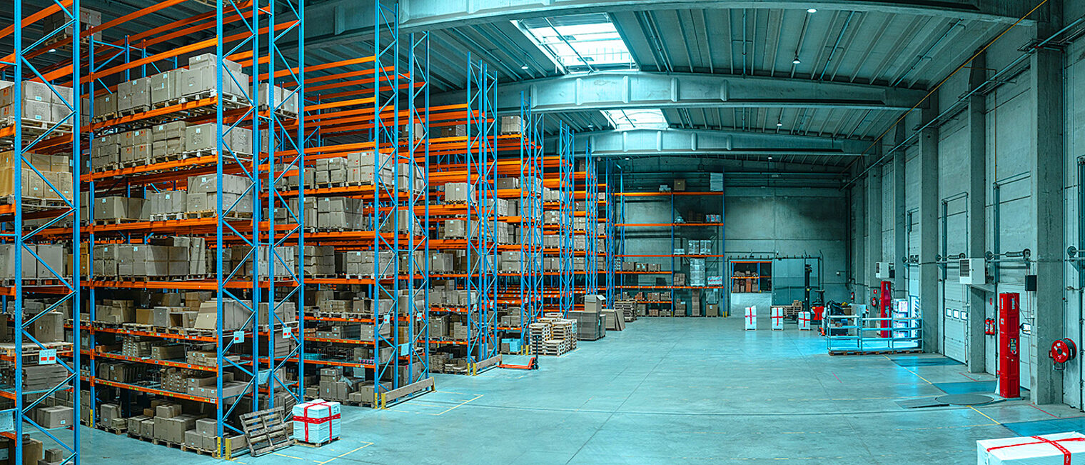 Lager, Lagerhalle, Lieferkette, Supply Chain