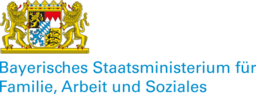 StMAS Logo Bayerisches Staatsministerium für Familie, Arbeit und Soziales grau