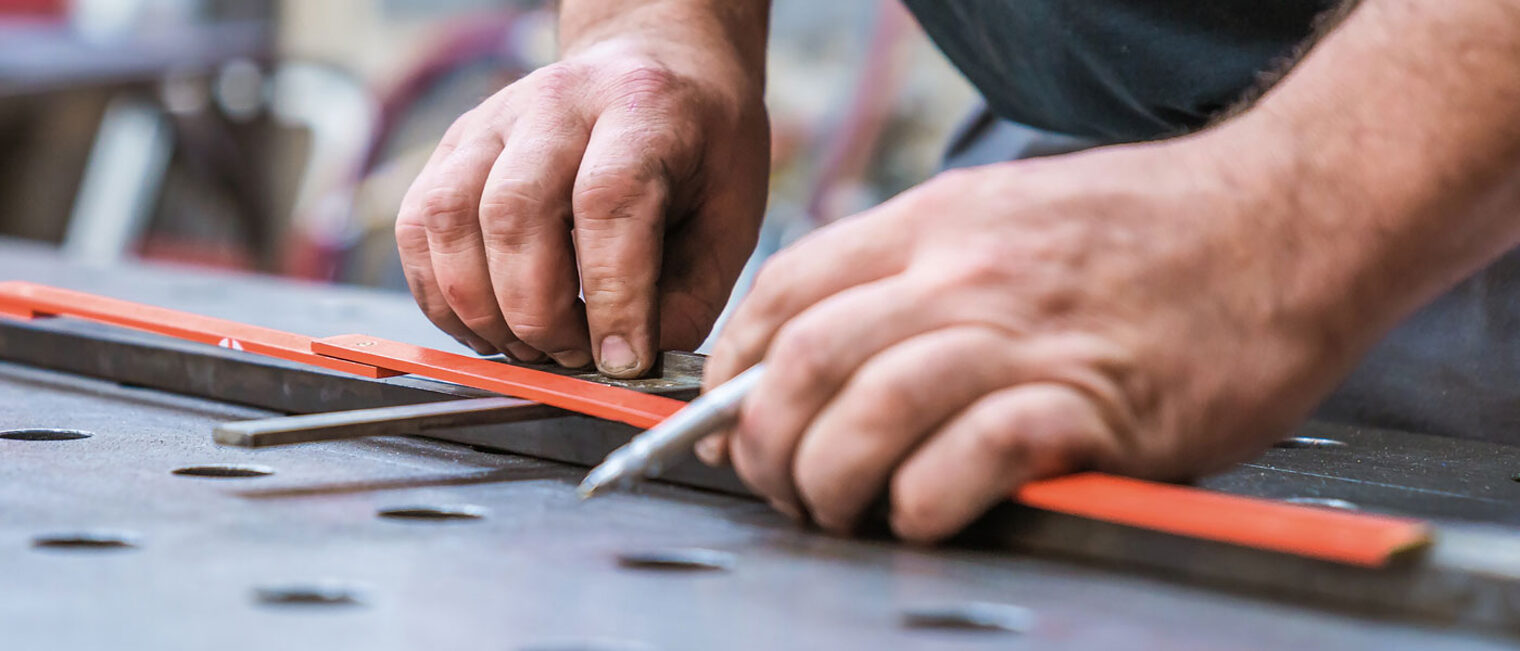 Hand Werkstatt Metall Zollstock Lineal Messen