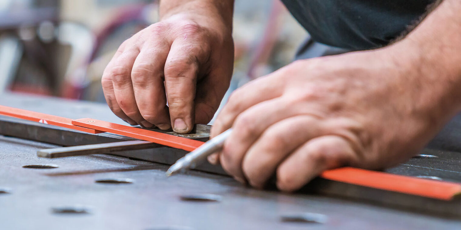 Hand Werkstatt Metall Zollstock Lineal Messen
