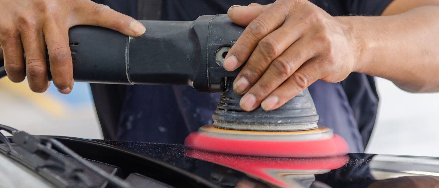 Hand Auto Lack Motorhaube