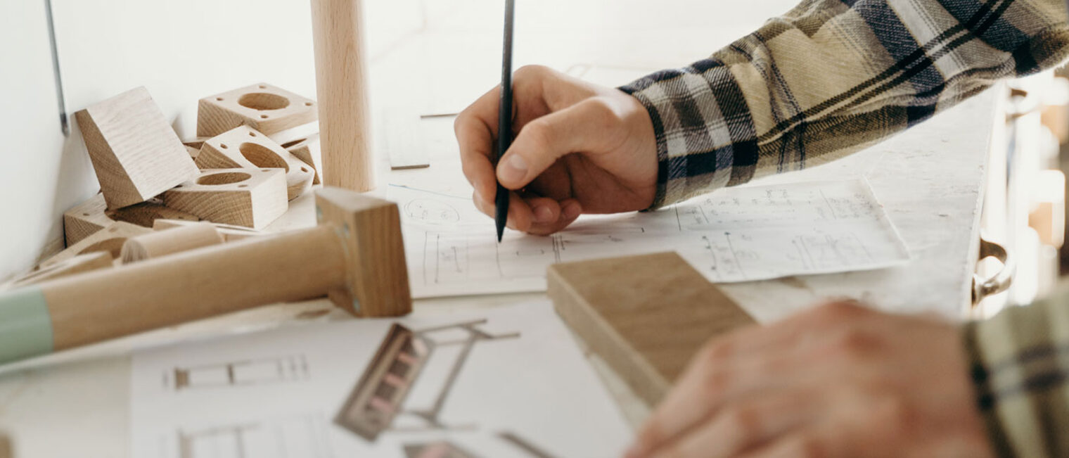 Hand, Holz, Zeichnung, Werkstatt, Schreiner, Tischler, Stift,