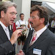 HGF Bernd Lenze im Gespräch mit Innenstaatssekretär Georg Schmid.