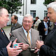Präsident Heinrich Traublinger, Landwirtschaftsminister Josef Miller und der Landesbischof der Evangelisch-Lutherischen Kirche in Bayern Dr. Johannes Friedrich.