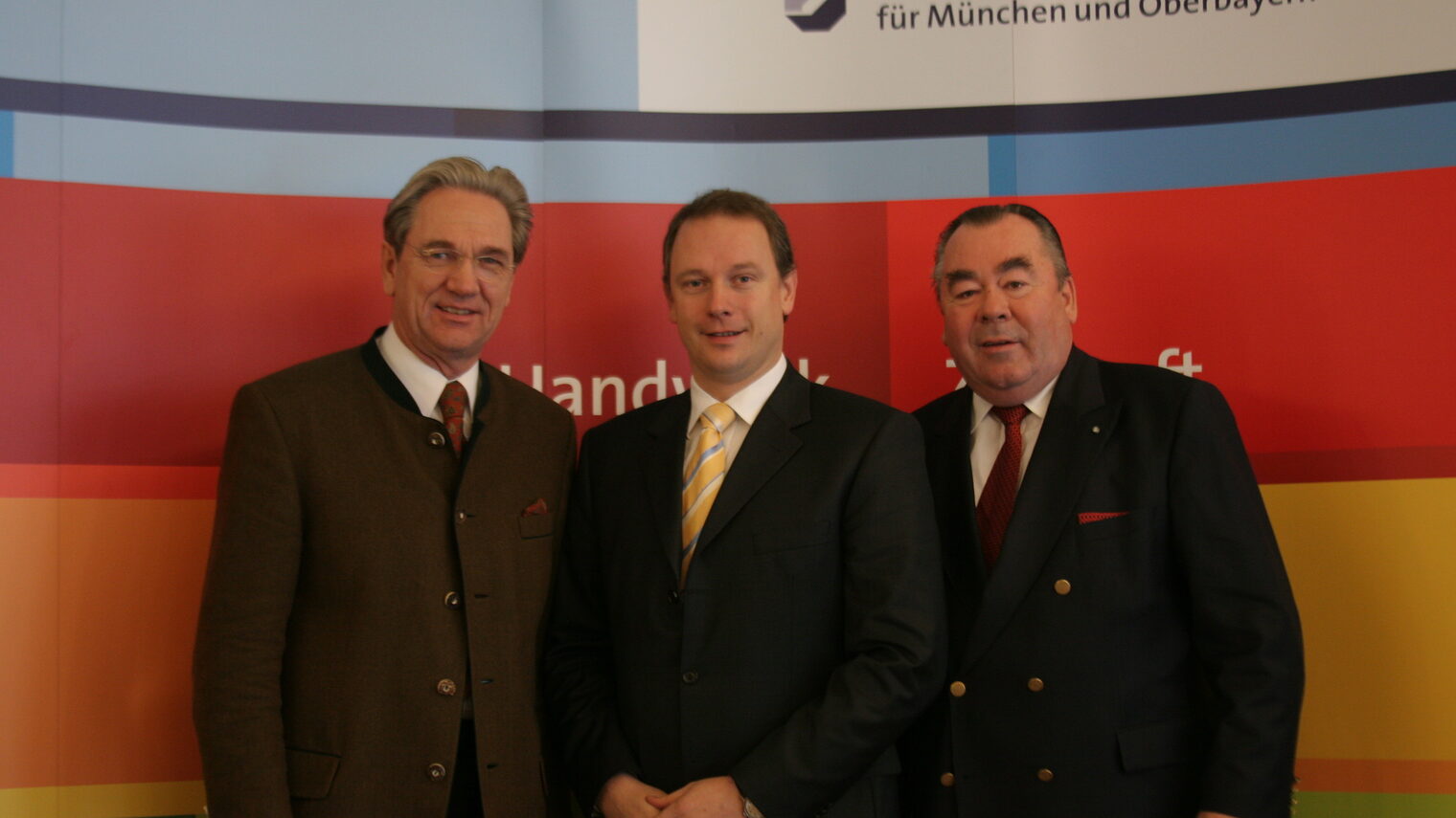 Bernd Lenze, Georg Fahrenschon, Heinrich Traublinger (Vollversammlung 19. November 2007)