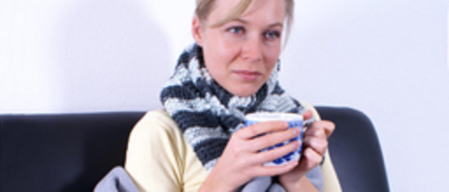 Frau krank