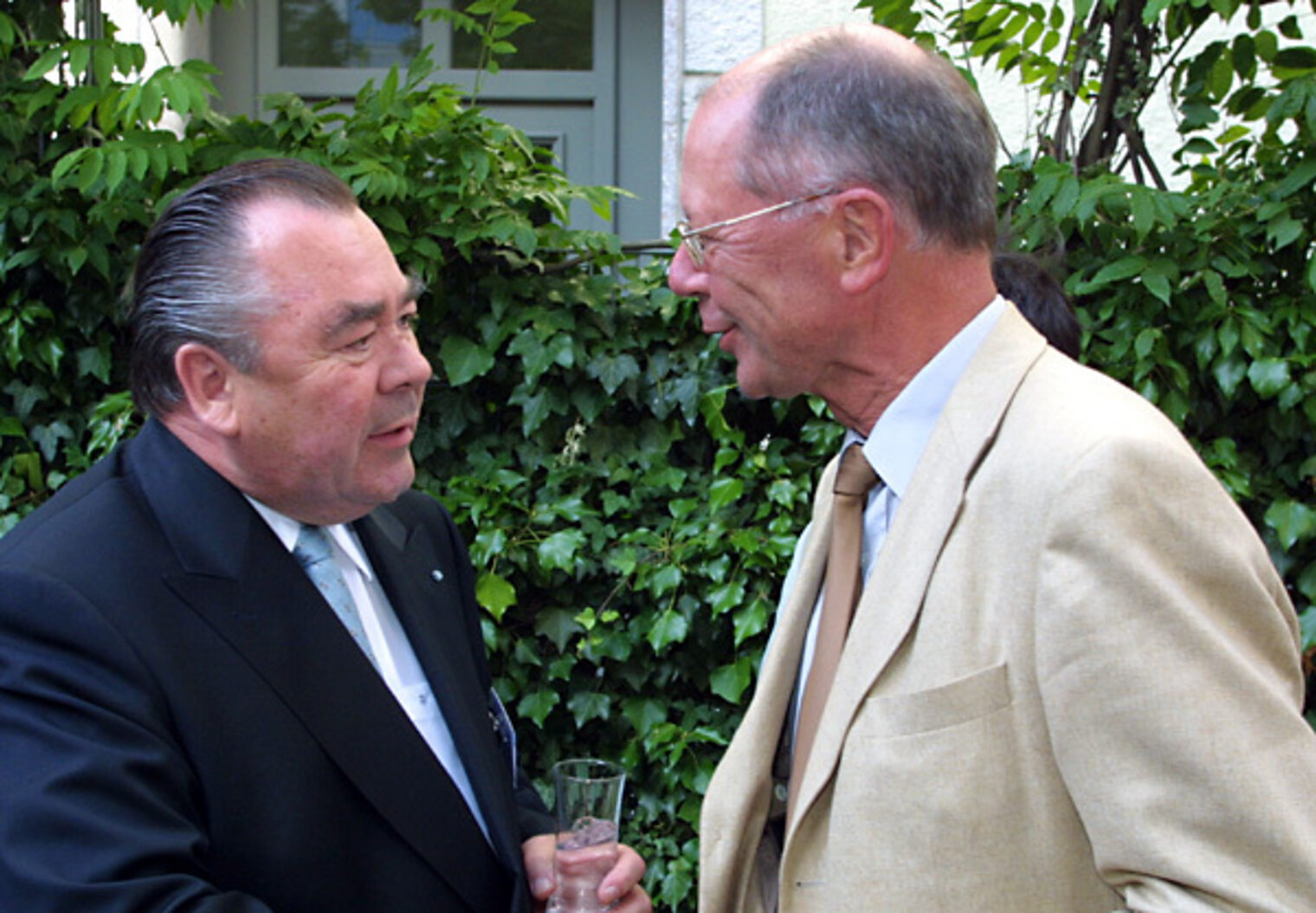 Präsident Heinrich Traublinger,MdL, und Wirtschaftsrefrent der Landeshauptstadt Dr. Reinhard Wieczorek