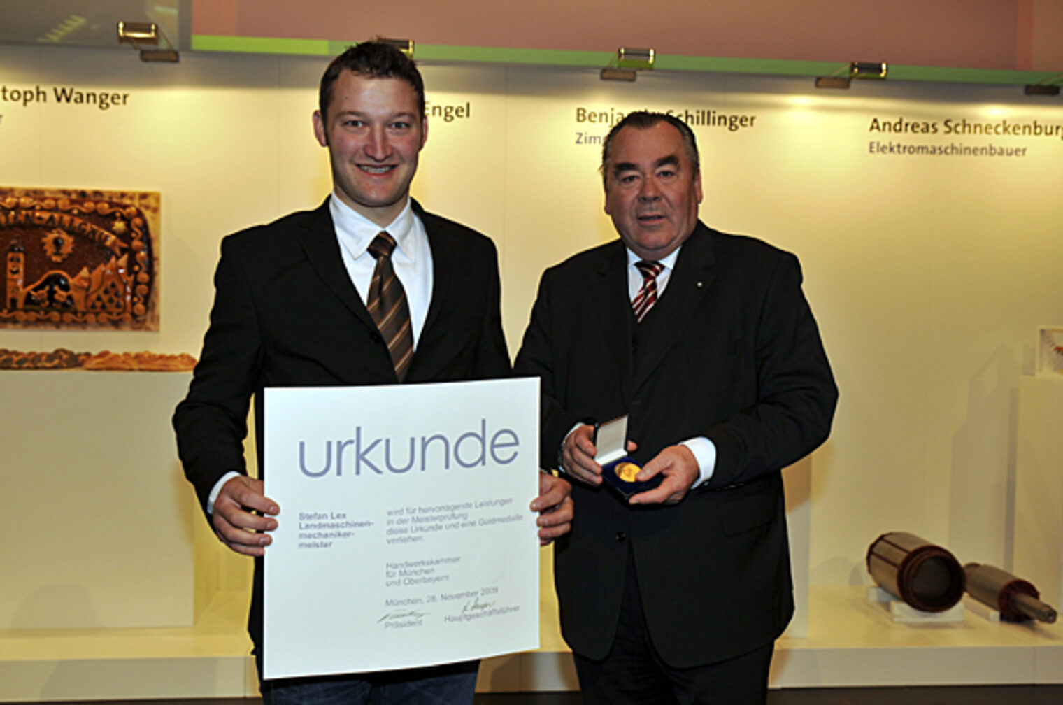 Jahresbestmeister auf der Meisterfeier 2009