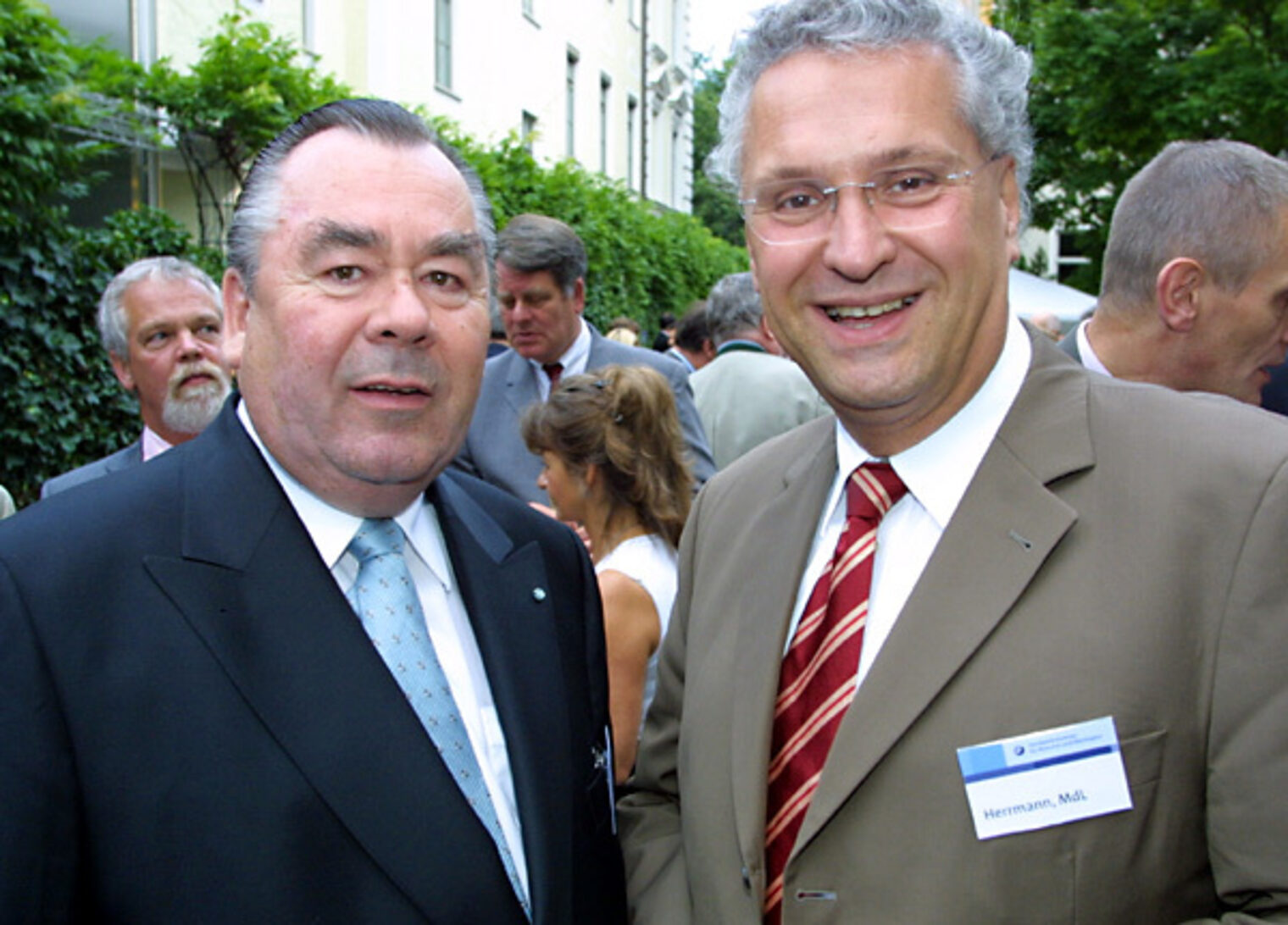 Heinrich Traublinger,MdL, mit Joachim Herrmann, Vorsitzender der CSU-Fraktion im Bayerischen Landtag