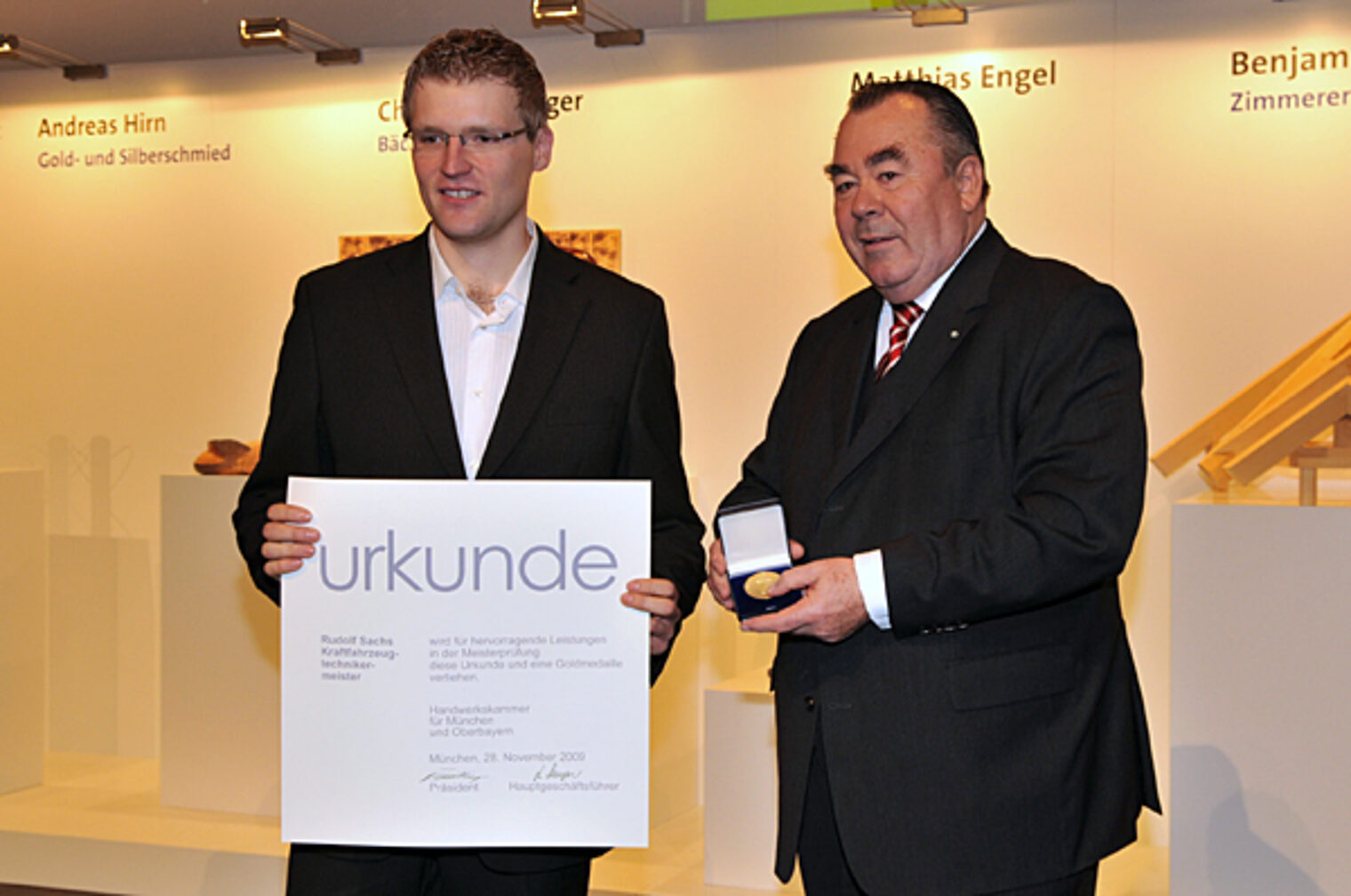 Jahresbestmeister auf der Meisterfeier 2009