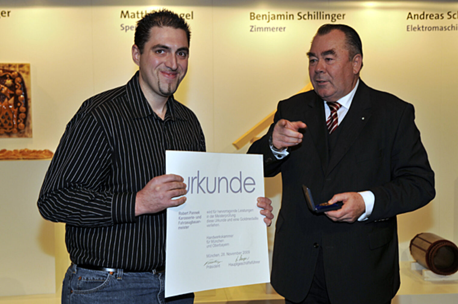 Jahresbestmeister auf der Meisterfeier 2009