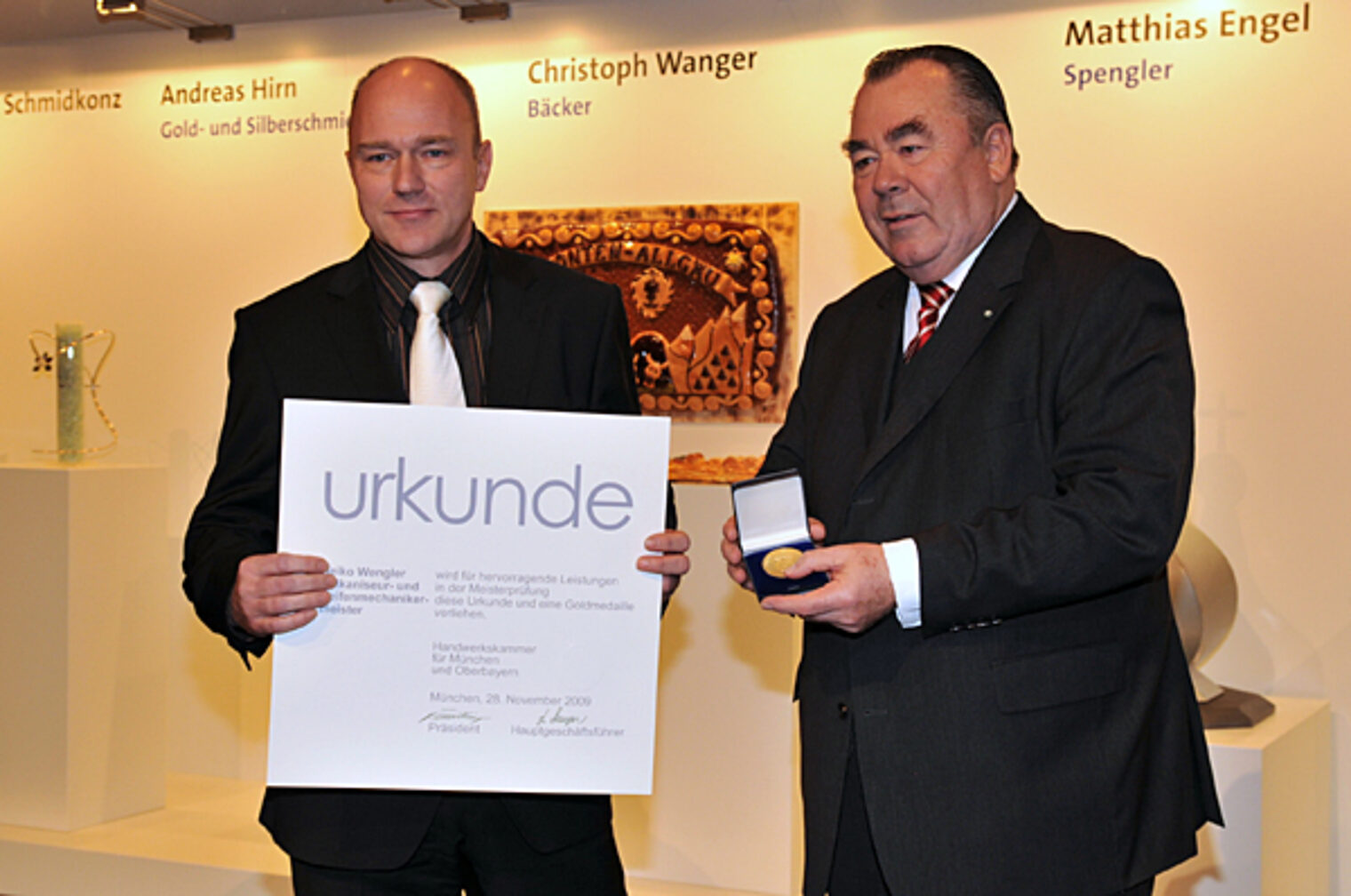 Jahresbestmeister auf der Meisterfeier 2009